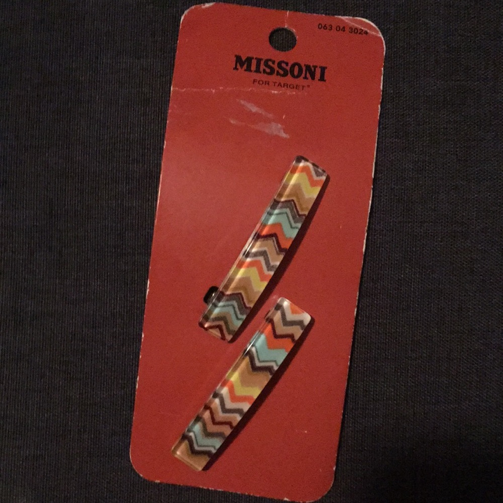 MISSONI For Target 2Pc Hair Barrette